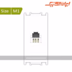 سوکت تلفن سیستما سفید m1