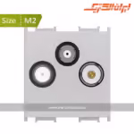 مکانیزم فیش آنتن SAT+TV+R سیستما نقره ای M2