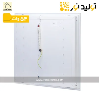 چراغ مون لایت 60x60 توکار بک لایت مربع لنزدار 54 وات سفید2